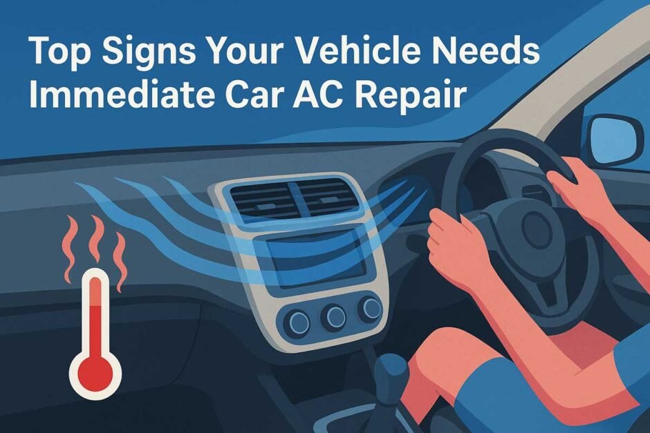 Top Signs Your Vehicle Needs Immediate Car AC Repair