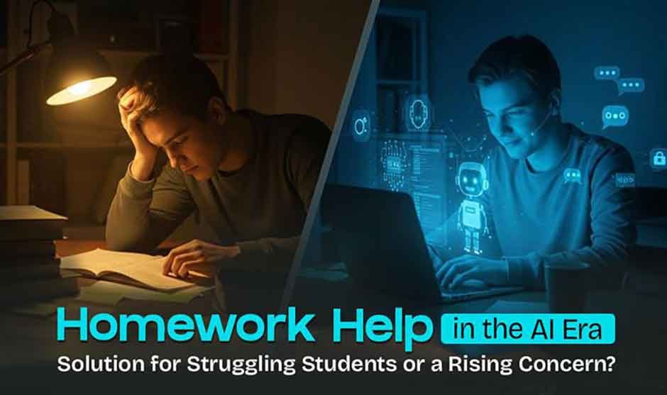 Homework Help in the AI Era: Solution for Struggling Students or a Rising Concern?
