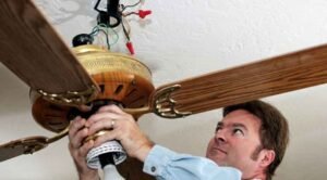 Electrical-Repair-for-Ceiling-Fans-Common-Problems-and-Fixes