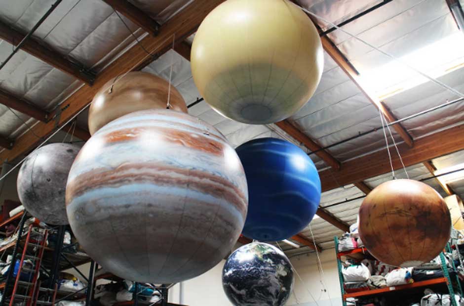 How Inflatable Planets Are Used for Education and Event Displays