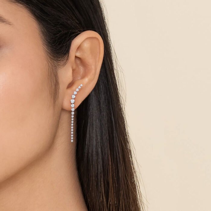 Ear Climbers Earrings: A Modern Alternative to Multiple Piercings