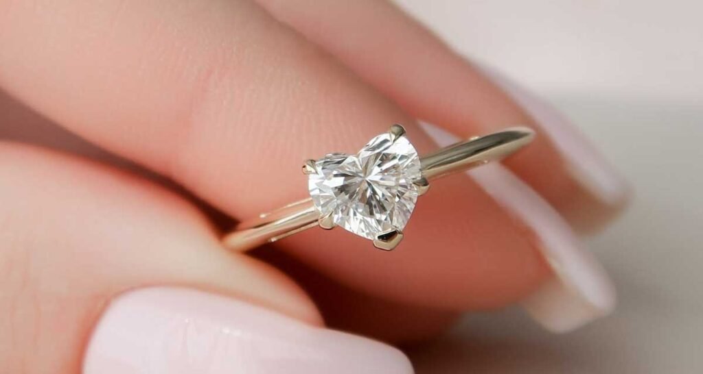 Heart-Shaped Diamond Jewelry