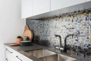 When it comes to style, white mosaic tile is always fresh and simple