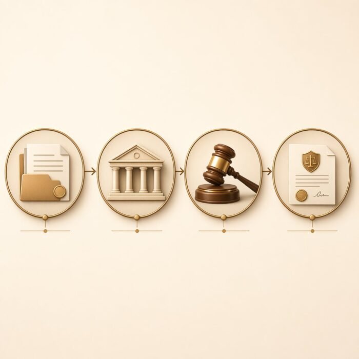 the step by step process to seek a specific performance order